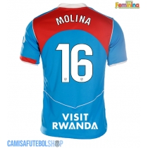 Camisa de time de futebol Atletico Madrid Nahuel Molina #16 Replicas 3º Equipamento Feminina 2025-26 Manga Curta